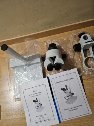 Pack 2 Microscopios: AmScope T400 + Radical RSM-9F