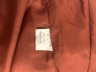 Americana de cuero Roja