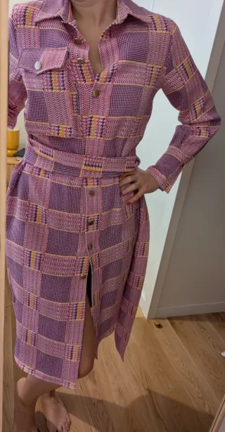 Vestido Rosa y naranja Purificación García