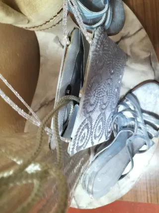 Conjunto sandalias y bolso