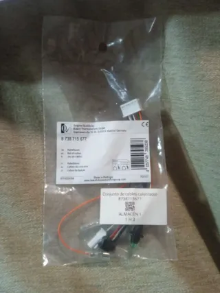 Conjunto de cables calentador Junkers WRD 87387156