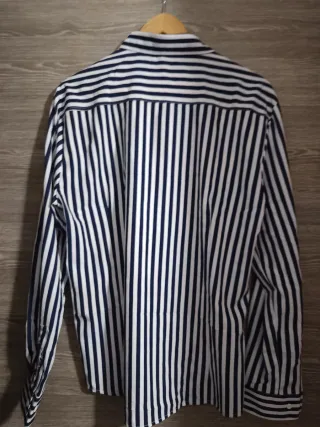 Camisa de rayas blancas y negras Shein