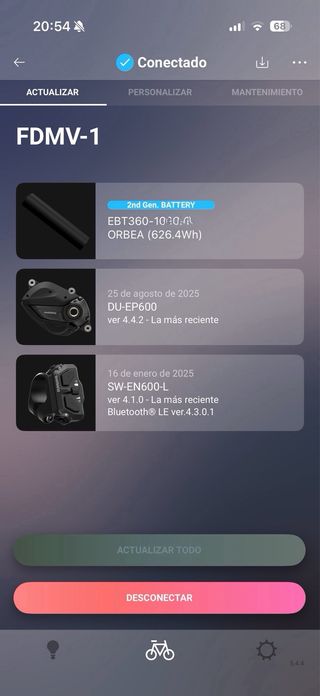 Ebike Orbea Rise Lt H20 2025 talla M