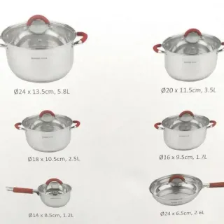Batería de cocina de Alta Calidad 12 Piezas NUEVA