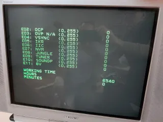 Regalo soporte con SONY TRINITRON 25. 6540 horas