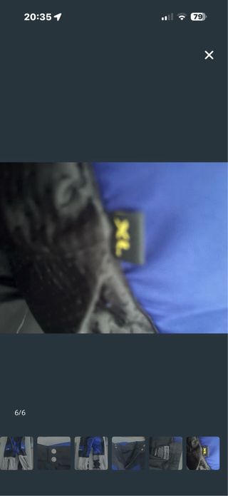 Pantalon enduro yamaha racing azul/ negro