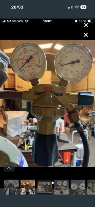 2 Manometros para Argon y otros gases