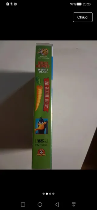 VHS vintage Warner bros bugs bunny nuova