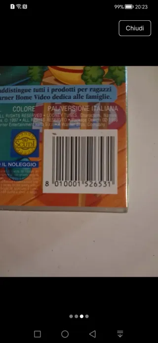 VHS vintage Warner bros bugs bunny nuova