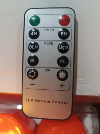 Juego de velas recargable