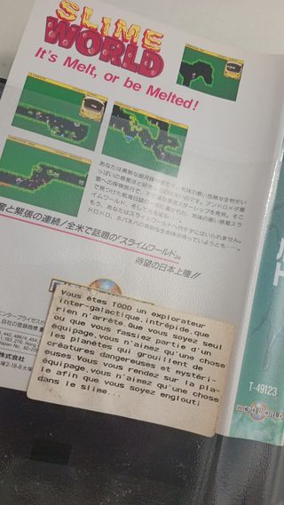 slime world europeizado (francia) JAP sega mega dr