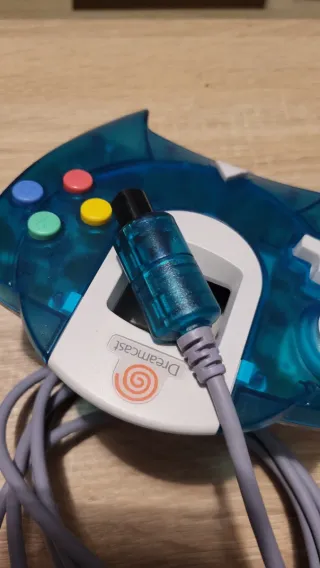Mando Dreamcast azul transparente *LEER*