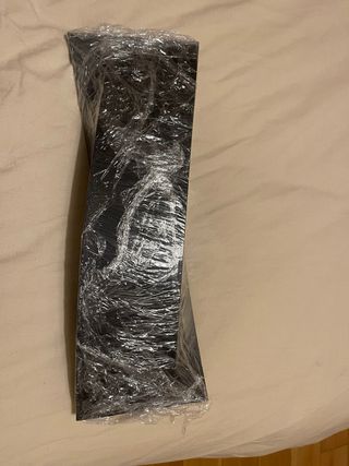 Dos lámparas apliques negros metal mate