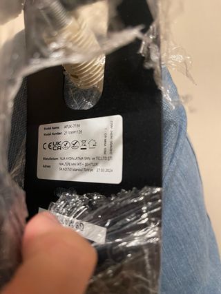 Dos lámparas apliques negros metal mate