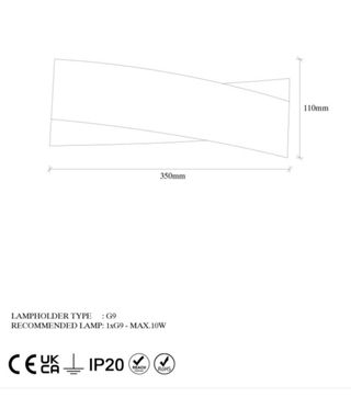Dos lámparas apliques negros metal mate