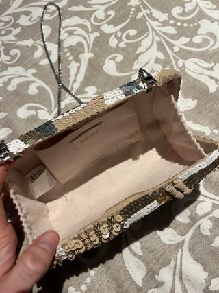 Bolso Clutch fiesta Parfois lentejuelas