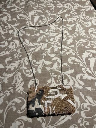Bolso Clutch fiesta Parfois lentejuelas