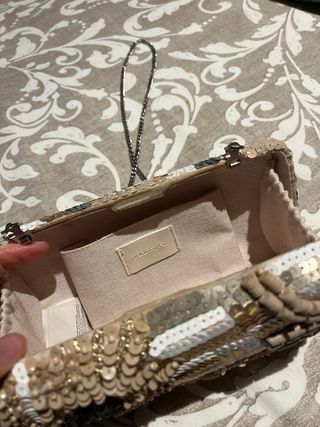 Bolso Clutch fiesta Parfois lentejuelas