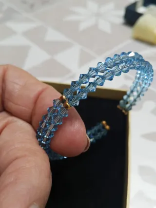 Bracciale Swarovski oro 750 e cristalli