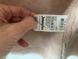 Abrigo rosa con pelo