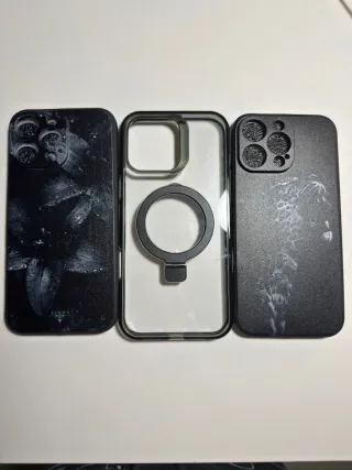 Pack de 3 fundas móvil iPhone 16 pro Max