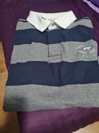 Polo hombre manga larga