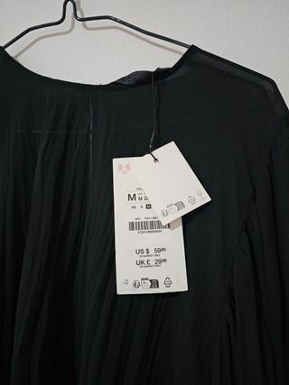 Blusa negra Zara T. M