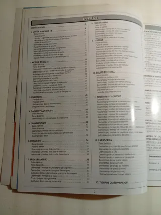 NISSAN ALMERA P11 1.6 2.0 D MANUAL DE TALLER