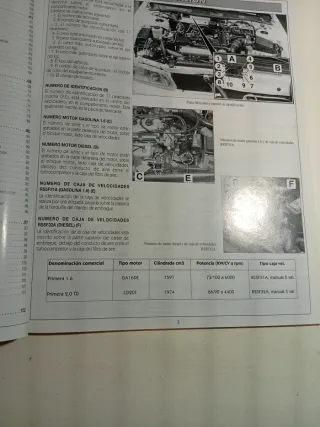 NISSAN ALMERA P11 1.6 2.0 D MANUAL DE TALLER