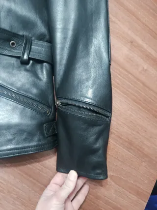 Chaqueta biker mujer 100% piel, Metallic’ko T-42