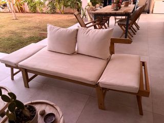 Divano da esterno pieghevole come nuovo