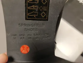 Botines negros springfield