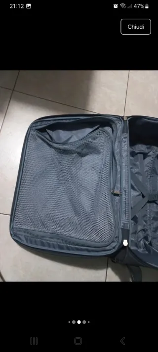 Valigia Samsonite in tessuto