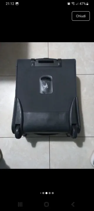 Valigia Samsonite in tessuto