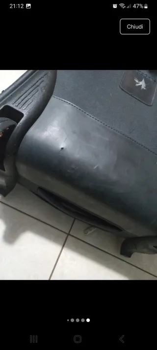 Valigia Samsonite in tessuto