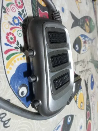 Ladrón de 3 tomas de euroconector con interruptor