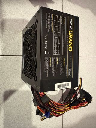 NOX Urano 450W ATX PSU Fuente Alimentación PC 24 P