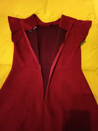 Vestido corto de invierno mujer. Talla M