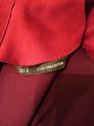 Vestido corto de invierno mujer. Talla M