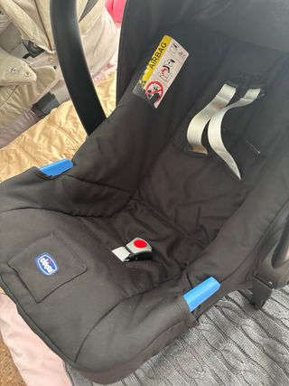 Silla de bebé y capazo, sin chasis