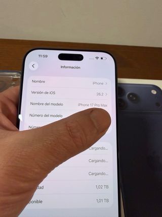 iPhone 17 Pro Max de 1tb + factura