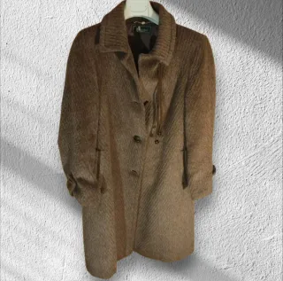 Abrigo vintage Antonio Pernas – Llama, Mohair y La