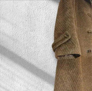 Abrigo vintage Antonio Pernas – Llama, Mohair y La