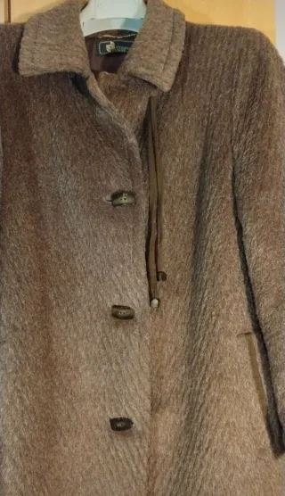 Abrigo vintage Antonio Pernas – Llama, Mohair y La
