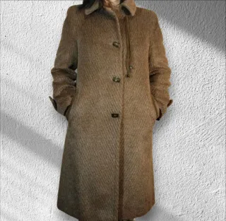 Abrigo vintage Antonio Pernas – Llama, Mohair y La