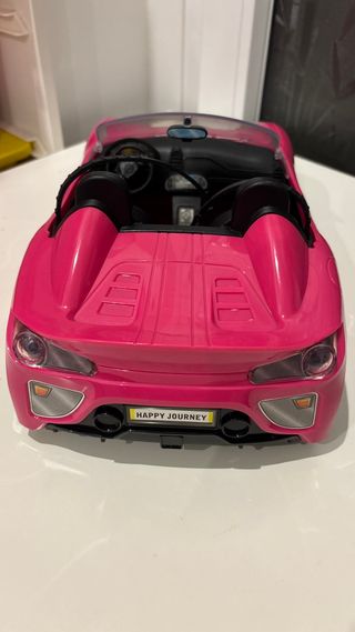 Coche descapotable rosa Barbie