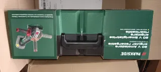 Radial, amoladora Parkside a bateria.