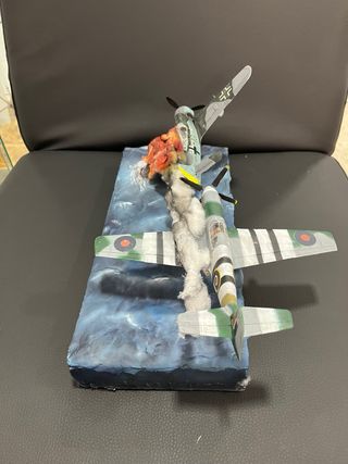 Diorama batalla aviones 1/35 maquetas