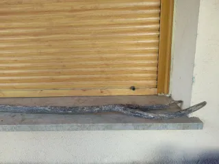 Orca antigua de madera