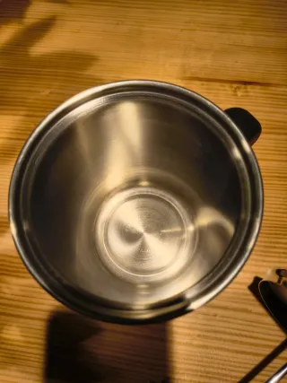 cappuccino Creamer. Montalatte in acciao